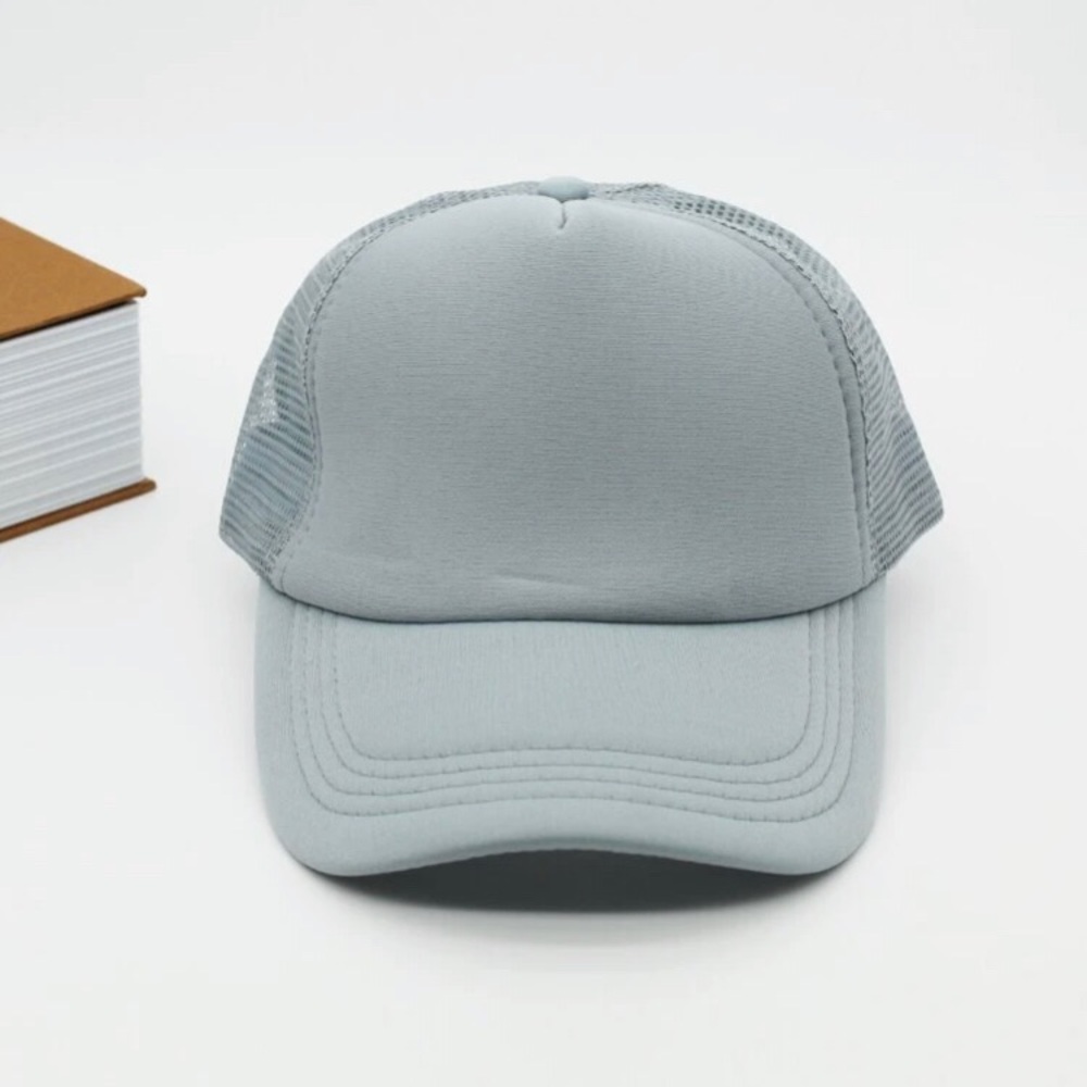 UNISEX New! Grey Truckers Hat - Picture 2 of 3